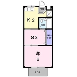 海山道駅 徒歩4分 1階の物件間取画像